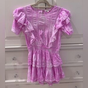 LoveShackFancy Natasha Heritage Mini Dress